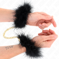 KINK - POLSINI IN PIUMA CON CATENA IN ORO MODELLO 0 – Mogli