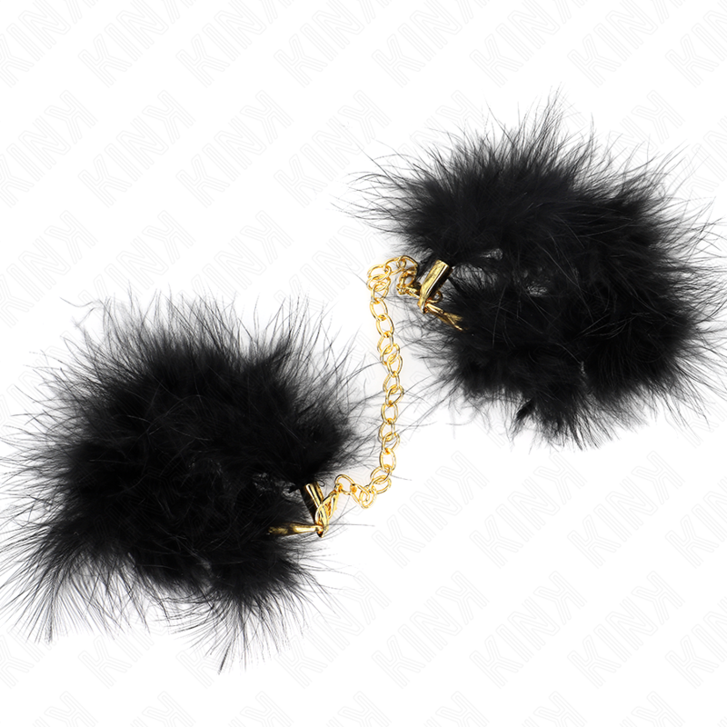 KINK - POLSINI IN PIUMA CON CATENA IN ORO MODELLO 0 – Mogli – foto 2