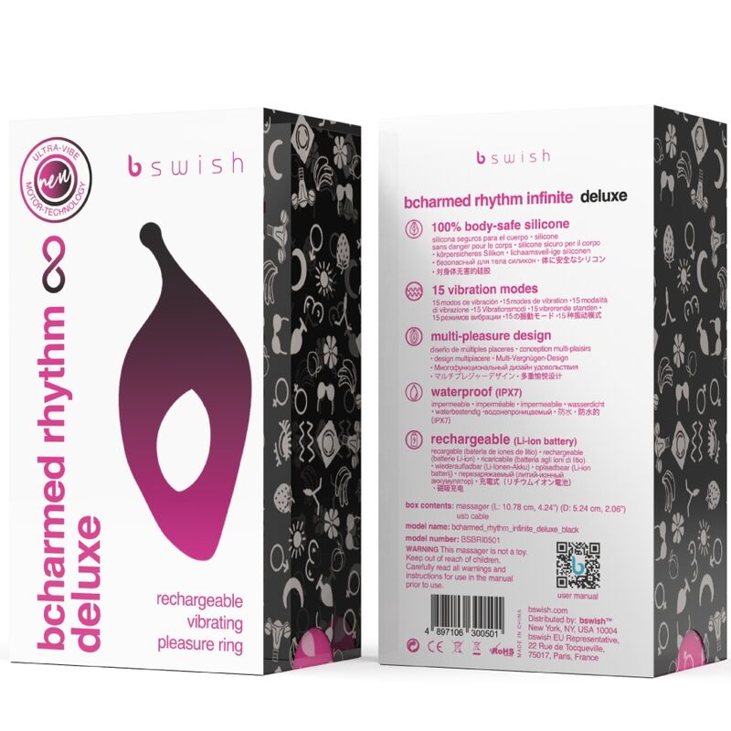 B SWISH - BCUTE CLASSIC LILLA – Cockring con vibrazione – foto 10