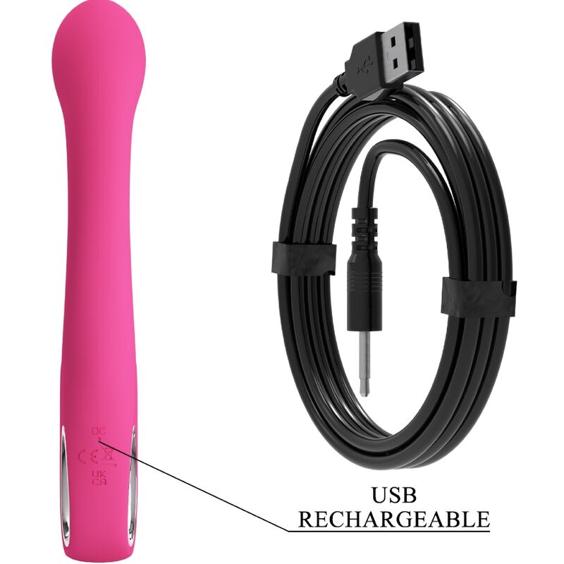 PRETTY LOVE - VIBRATORE FRITZ RABBIT 12 VIBRAZIONI ROSA – Vibratori di coniglio – foto 7