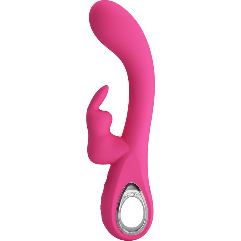 PRETTY LOVE - VIBRATORE NOVAK RABBIT 12 VIBRAZIONI ROSA – Vibratori di coniglio – foto 5