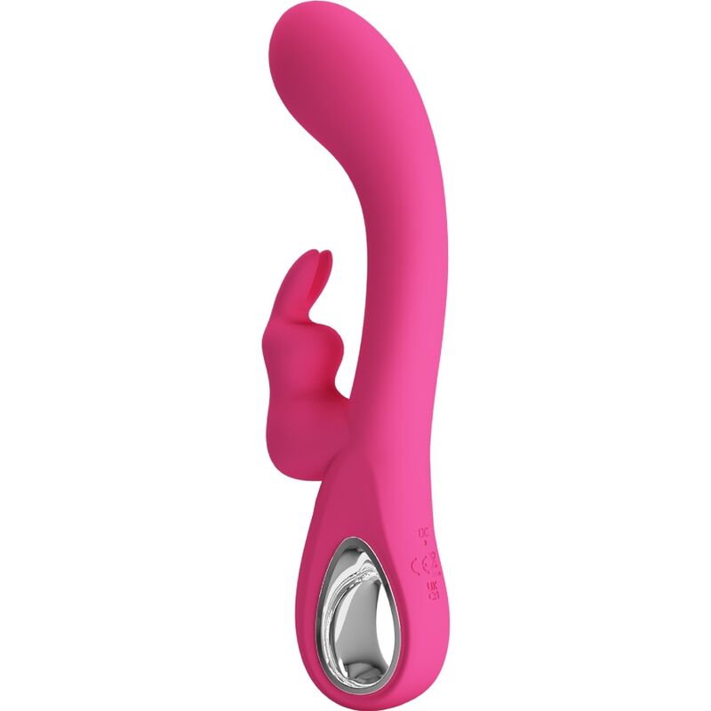 PRETTY LOVE - VIBRATORE NOVAK RABBIT 12 VIBRAZIONI ROSA – Vibratori di coniglio