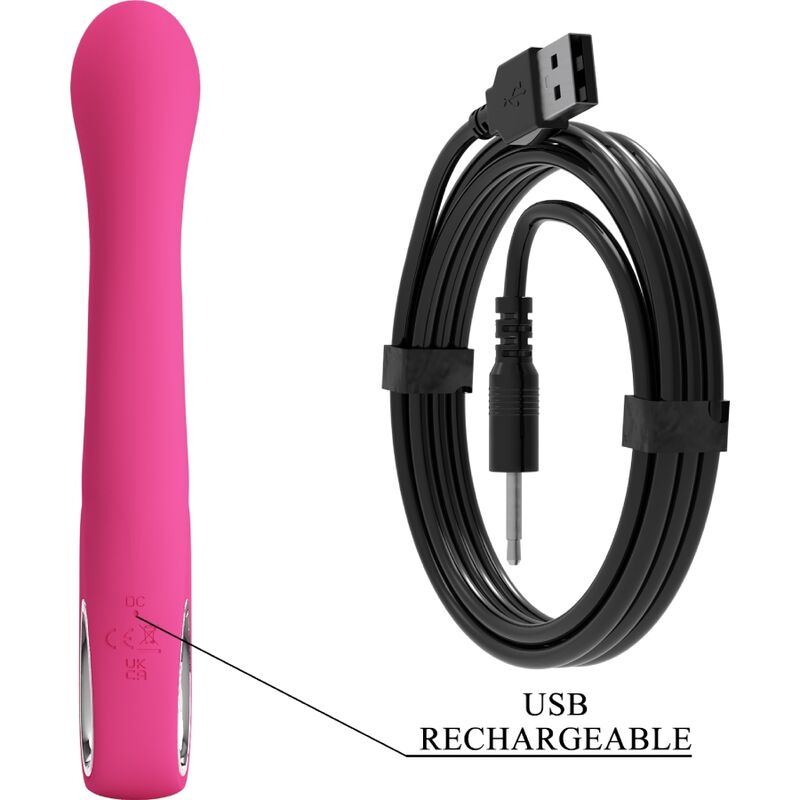 PRETTY LOVE - VIBRATORE NOVAK RABBIT 12 VIBRAZIONI ROSA – Vibratori di coniglio – foto 8