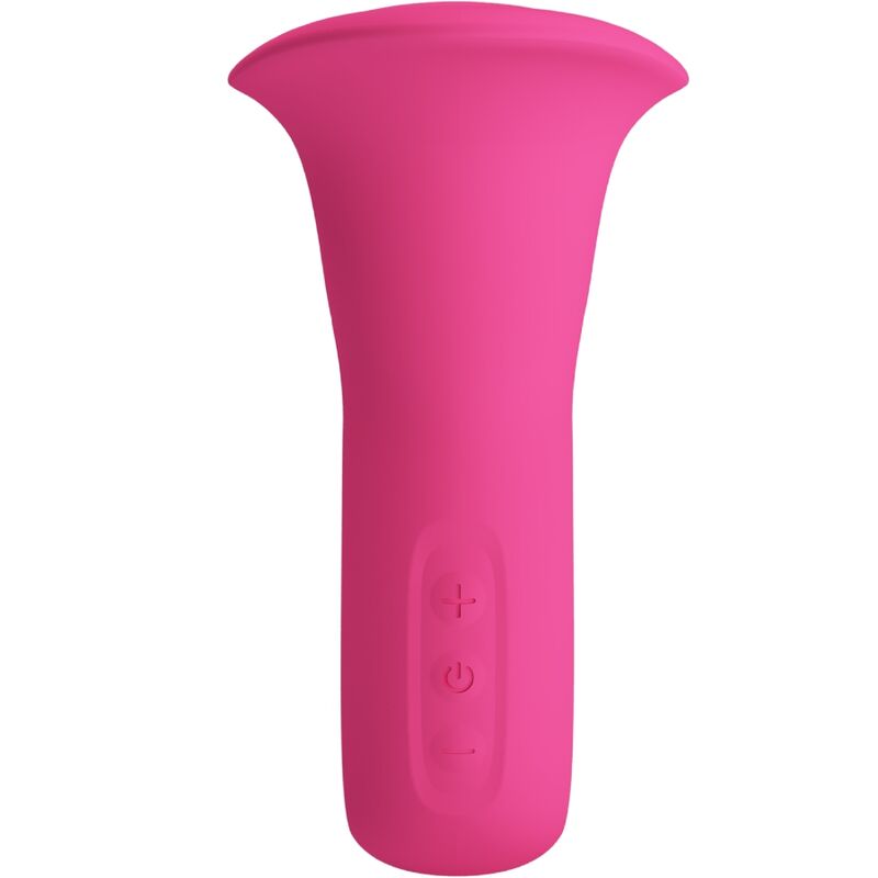 PRETTY LOVE - CLYDE VIBRATORE ORALE LINGUA VIBRANTE 12 VIBRAZIONI ROSA – Vibratori di coniglio – foto 3