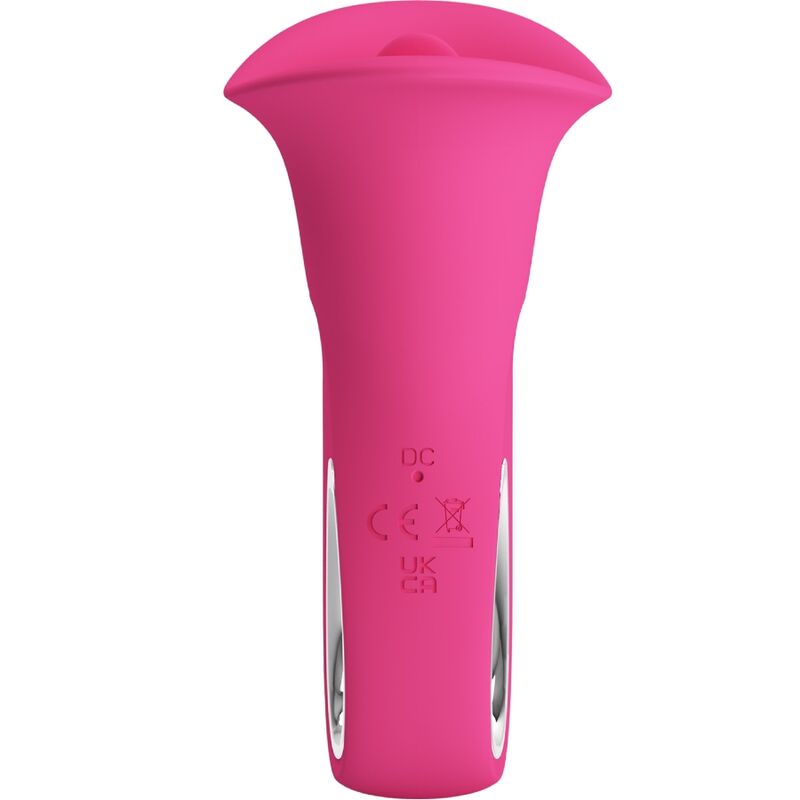 PRETTY LOVE - CLYDE VIBRATORE ORALE LINGUA VIBRANTE 12 VIBRAZIONI ROSA – Vibratori di coniglio – foto 6