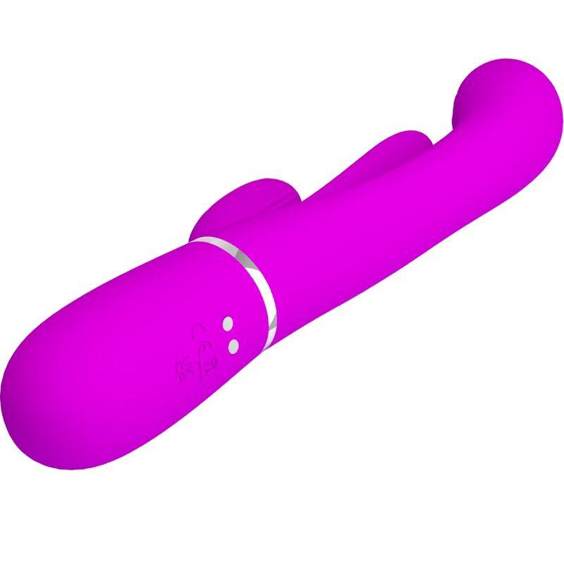 PRETTY LOVE - SHANIA VIBRATORE TRIPLO CONIGLIO MULTIFUNZIONE ROSA – Vibratori di coniglio – foto 4