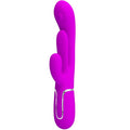 PRETTY LOVE - SHANIA VIBRATORE TRIPLO CONIGLIO MULTIFUNZIONE ROSA – Vibratori di coniglio
