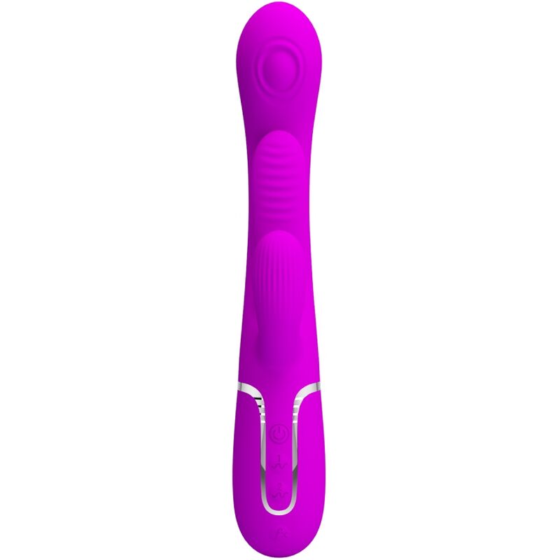 PRETTY LOVE - SHANIA VIBRATORE TRIPLO CONIGLIO MULTIFUNZIONE ROSA – Vibratori di coniglio – foto 2