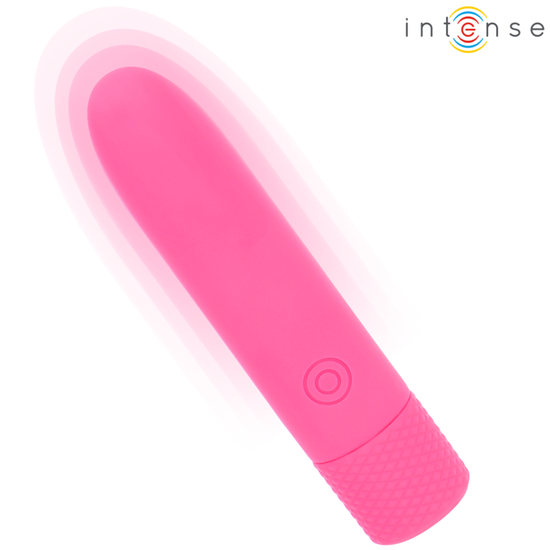 INTENSE - SYMONE USB RICARICABILE VIBRANTE BULLET 8 VIBRAZIONI ROSA 10 X 2,2 CM – Proiettili vibranti – foto 2