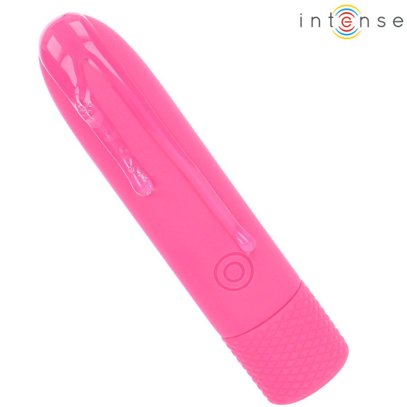 INTENSE - SYMONE USB RICARICABILE VIBRANTE BULLET 8 VIBRAZIONI ROSA 10 X 2,2 CM – Proiettili vibranti – foto 3