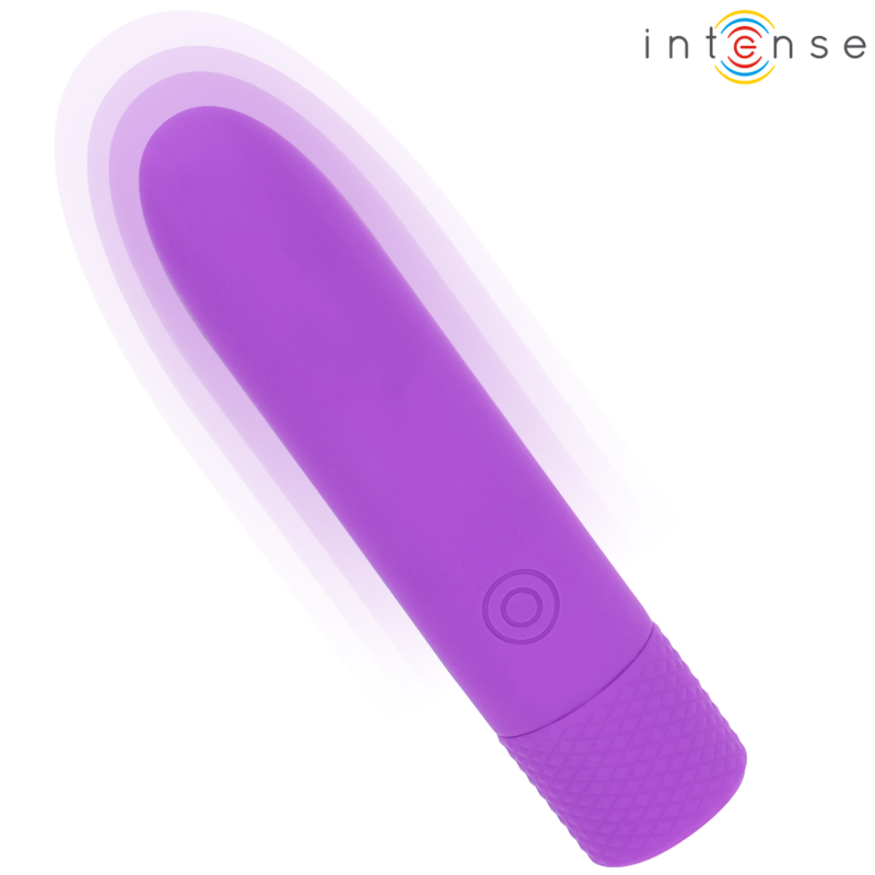 INTENSE - SYMONE BULLET VIBRANTE RICARICABILE USB 8 VIBRAZIONI VIOLA 10 X 2,2 CM – Proiettili vibranti – foto 2