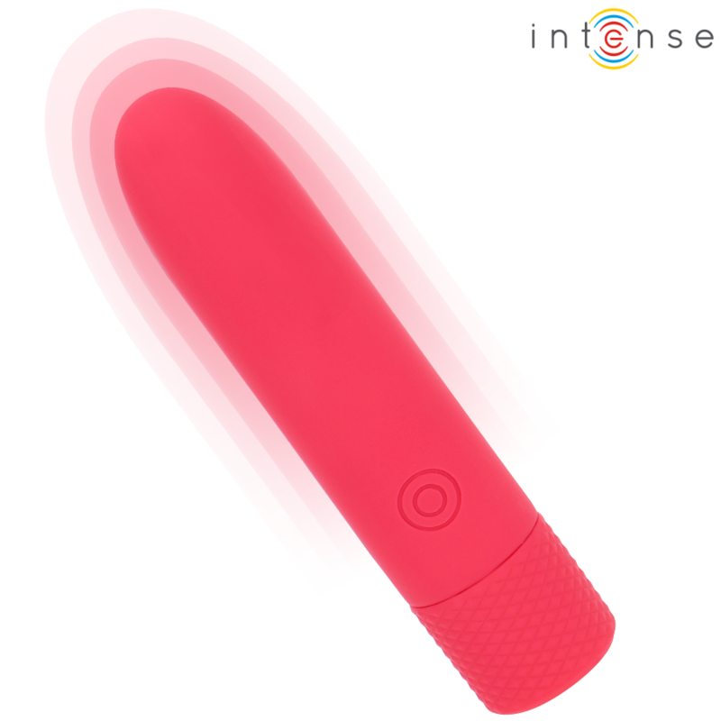 INTENSE - SYMONE PROIETTILE VIBRANTE RICARICABILE USB 8 VIBRAZIONI ROSSO 10 X 2,2 CM – Proiettili vibranti – foto 2