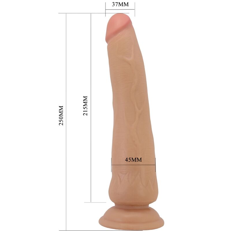 PRETTY LOVE - TIEMEYER DILDO REALISTICO 25 CM CARNE – Peni realistici – foto 5