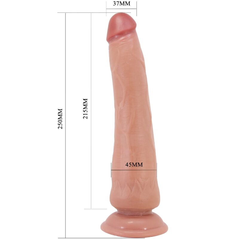 PRETTY LOVE - TIEMEYER DILDO REALISTICO 25 CM MODELLO 2 FLESH – Peni realistici – foto 6