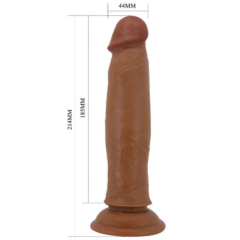 PRETTY LOVE - KEON DILDO REALISTICO 21 CM MARRONE – Peni realistici – foto 6