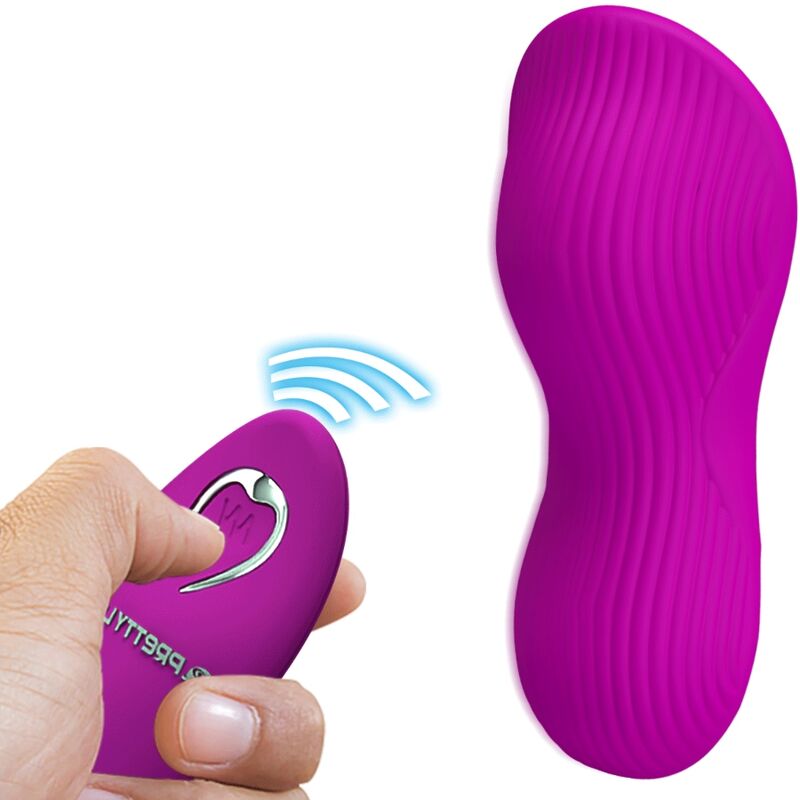 PRETTY LOVE - ROMARIO STIMOLATORE CLITORIDEO LAY-ON TELECOMANDO ROSA – Vibratori clitoridei da posare – foto 2