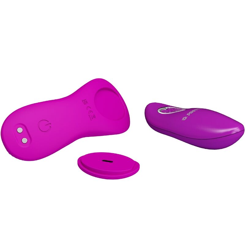PRETTY LOVE - ROMARIO STIMOLATORE CLITORIDEO LAY-ON TELECOMANDO ROSA – Vibratori clitoridei da posare – foto 4