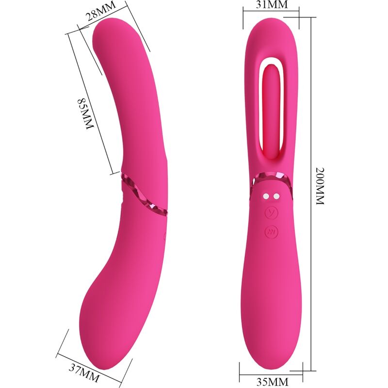 ROMANCE - VIBRATORE LEXIE G-SPOT 7 VIBRAZIONI ROSA – Vibratori a punto G – foto 8