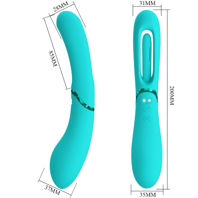 ROMANCE - VIBRATORE LEXIE G-SPOT 7 VIBRAZIONI BLU – Vibratori a punto G – foto 8