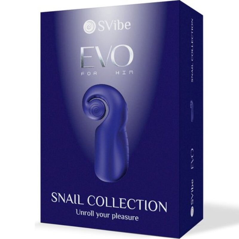 SNAIL VIBE - EVO PER LUI MASTURBATORE MASCHILE SLIDE NROLL BLU SCURO – Masturbatore automatico – foto 5