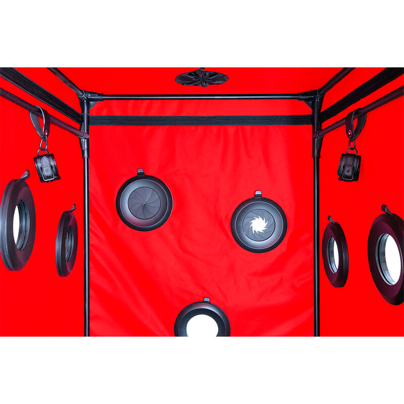 SECRET DOME - KINK CLUB CABIN SCANDALE NERO E ROSSO – Articoli BDSM – foto 2