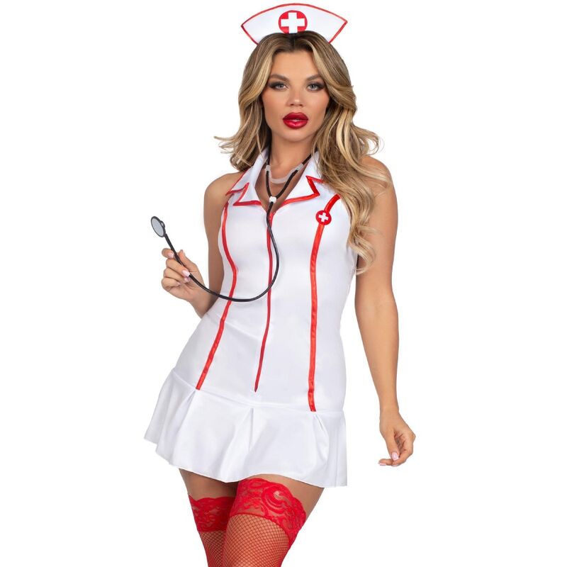LEG AVENUE - COSTUME DA CAPO INFERMIERA BIANCO S/M – Infermiera