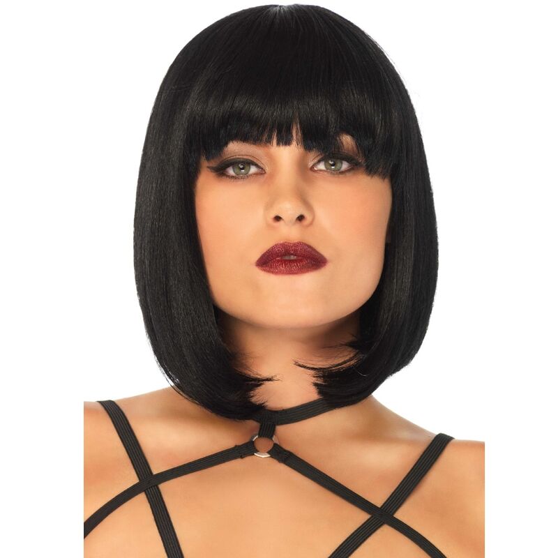 LEG AVENUE - PARRUCCA CORTA NATURALE BOB NERA – Accessori