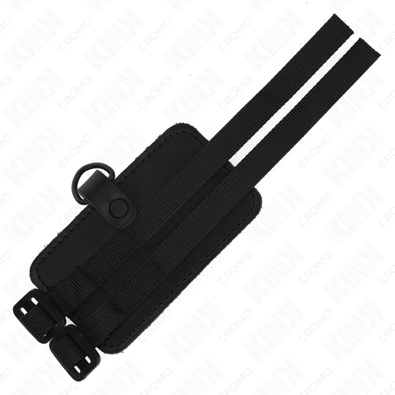 KINK - ANELLO PER PENE IN PELLE CON CINGHIE REGOLABILI – Anelli per pene in metallo BDSM – foto 4