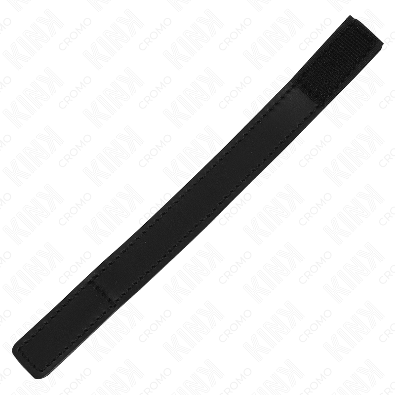 KINK - ANELLO PER PENE IN PELLE CON CHIUSURA IN VELCRO 20 X 2 CM – Anelli per pene in metallo BDSM – foto 5