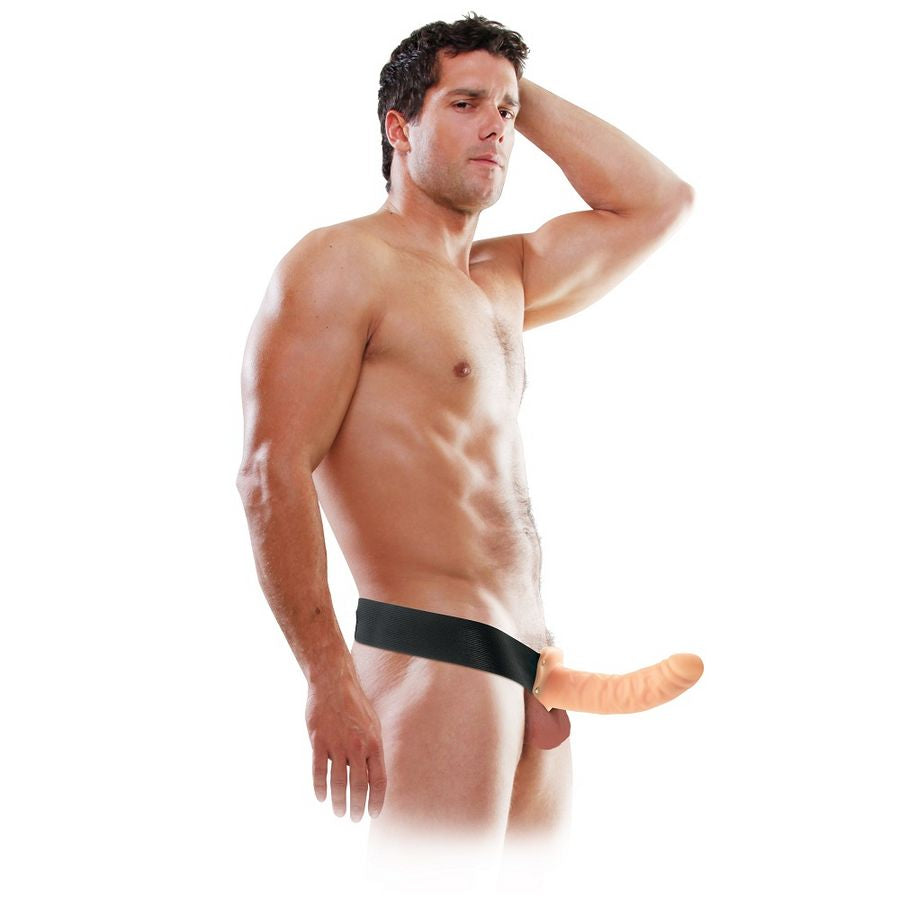 FETISH FANTASY SERIES - 19 CM STRAP-ON CAVO NATURALE – Estensore del pene con imbracatura – foto 3