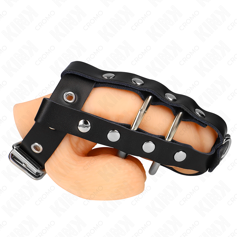KINK - GABBIA PER PENE REGOLABILE CON BLOCCAGGIO – Anelli per pene in metallo BDSM