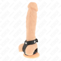 KINK - ANELLO PER PENE REGOLABILE IN PELLE DOPPIA – Anelli per pene in metallo BDSM