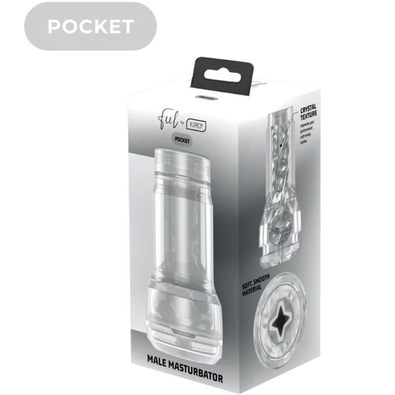 KIIROO - FEEL POCKET STROKER CRYSTAL DI KIIROO TRASPARENTE – Vari masturbatori – foto 7
