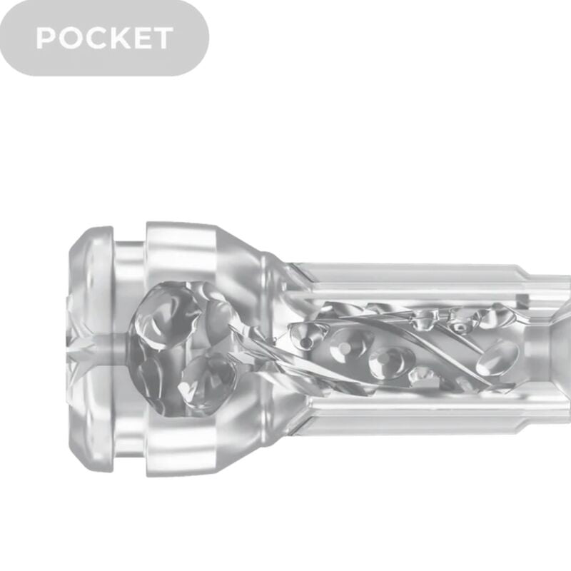 KIIROO - FEEL POCKET STROKER CRYSTAL DI KIIROO TRASPARENTE – Vari masturbatori – foto 5