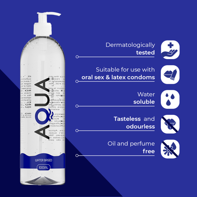 AQUA QUALITY - LUBRIFICANTE A BASE ACQUA 1000 ML – A base d'acqua – foto 4