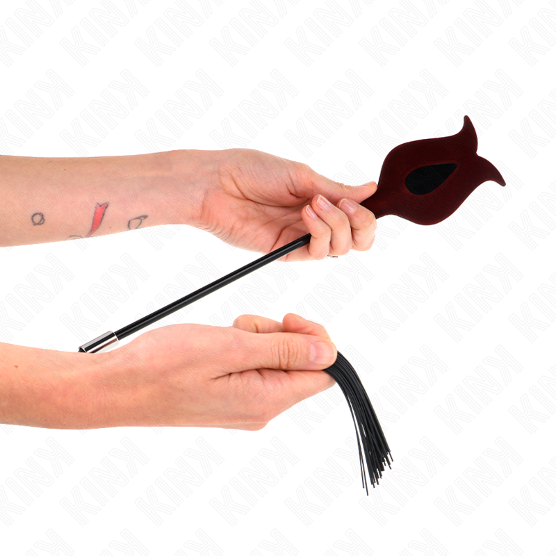 KINK - FRUSTINO IN SILICONE FORMA ROSA 45 CM – Fruste BDSM – foto 3