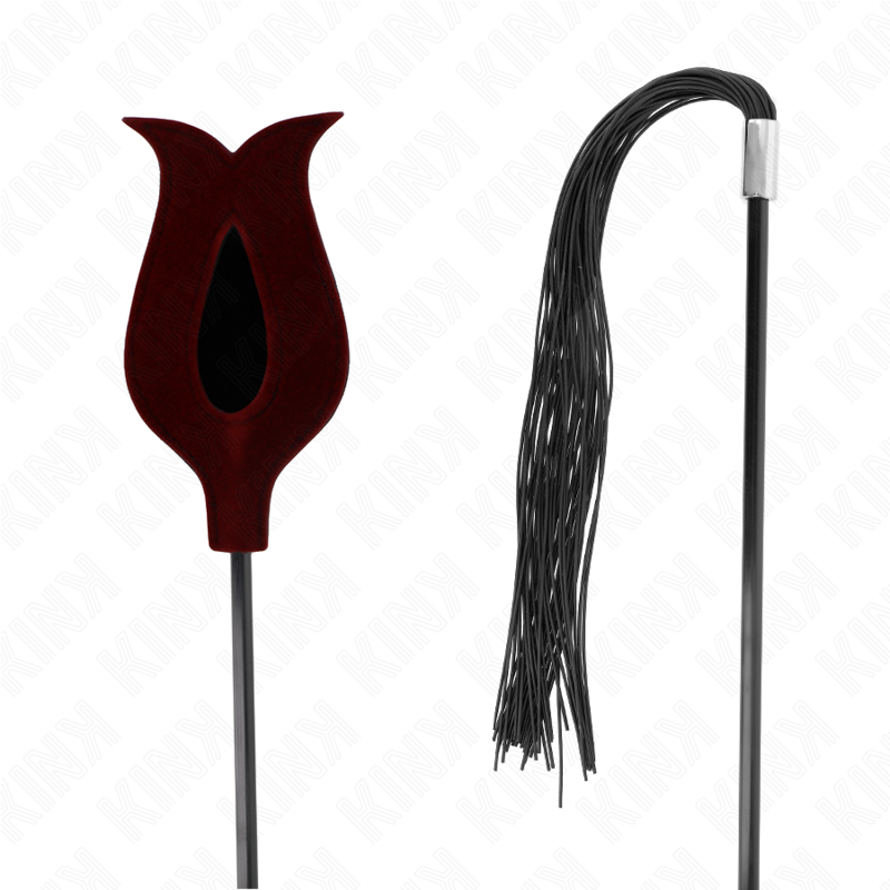 KINK - FRUSTINO IN SILICONE FORMA ROSA 45 CM – Fruste BDSM – foto 5