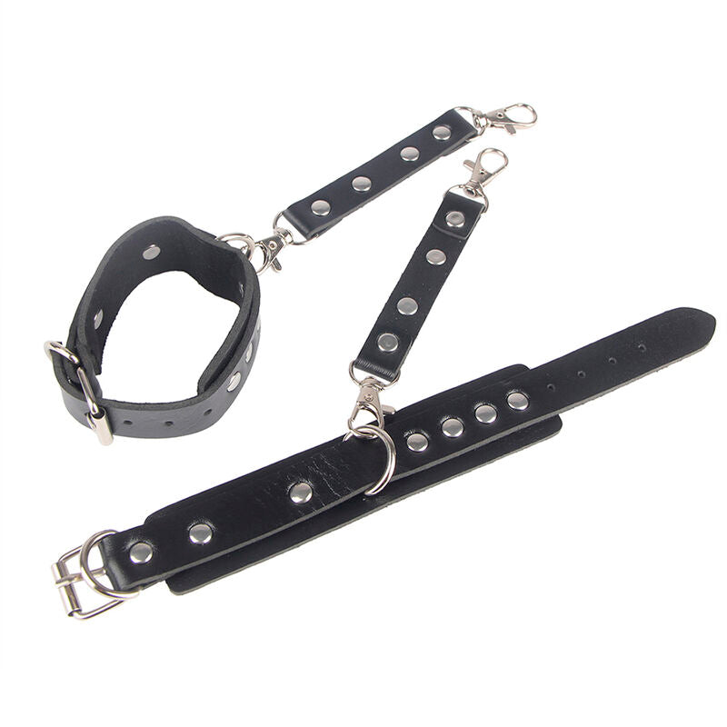 SUBBLIME - 953690 MANETTE CON CINTURA BONDAGE NERE TAGLIA UNICA – Set di schiavitù – foto 9