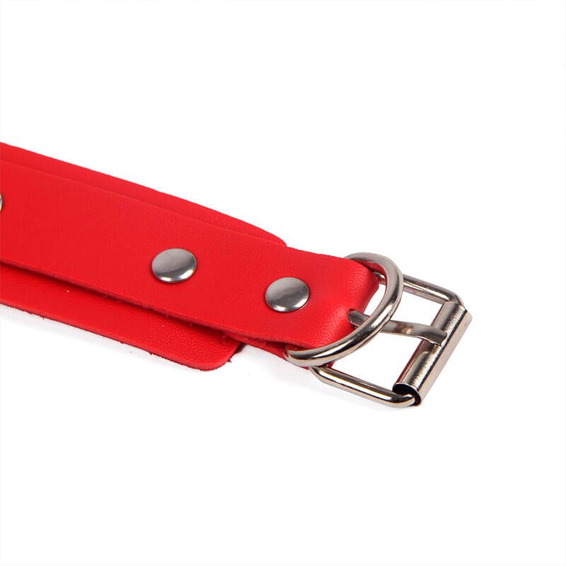 SUBBLIME - 953706 MANETTE CON CINTURA BONDAGE ROSSO TAGLIA UNICA – Set di schiavitù – foto 7