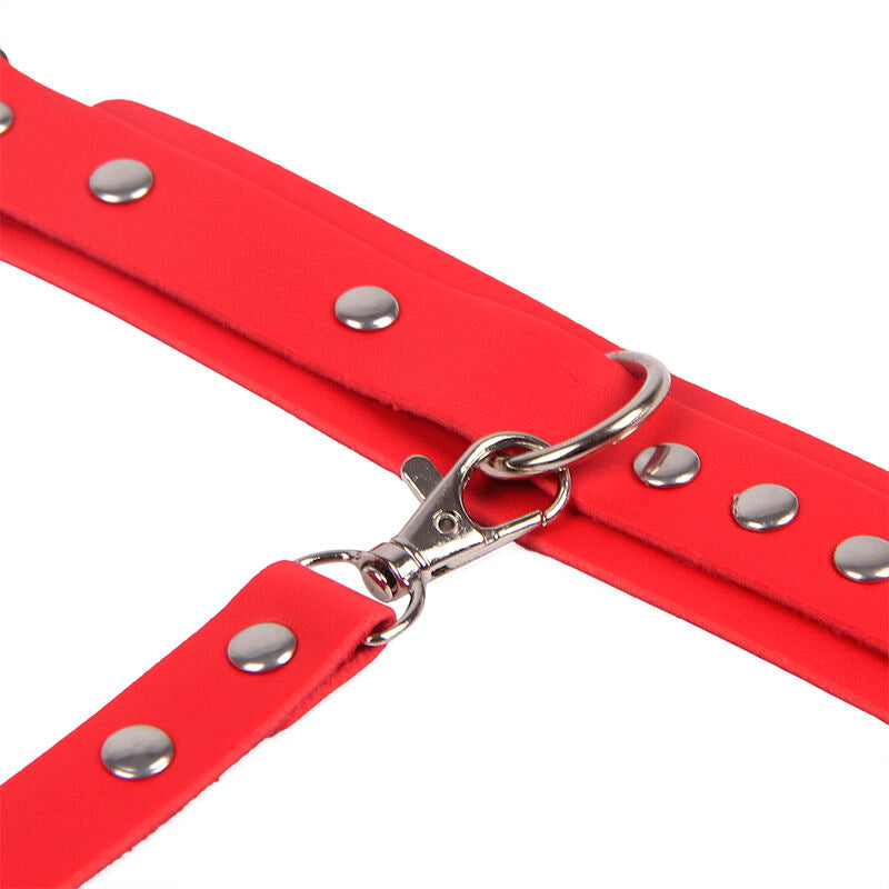 SUBBLIME - 953706 MANETTE CON CINTURA BONDAGE ROSSO TAGLIA UNICA – Set di schiavitù – foto 6