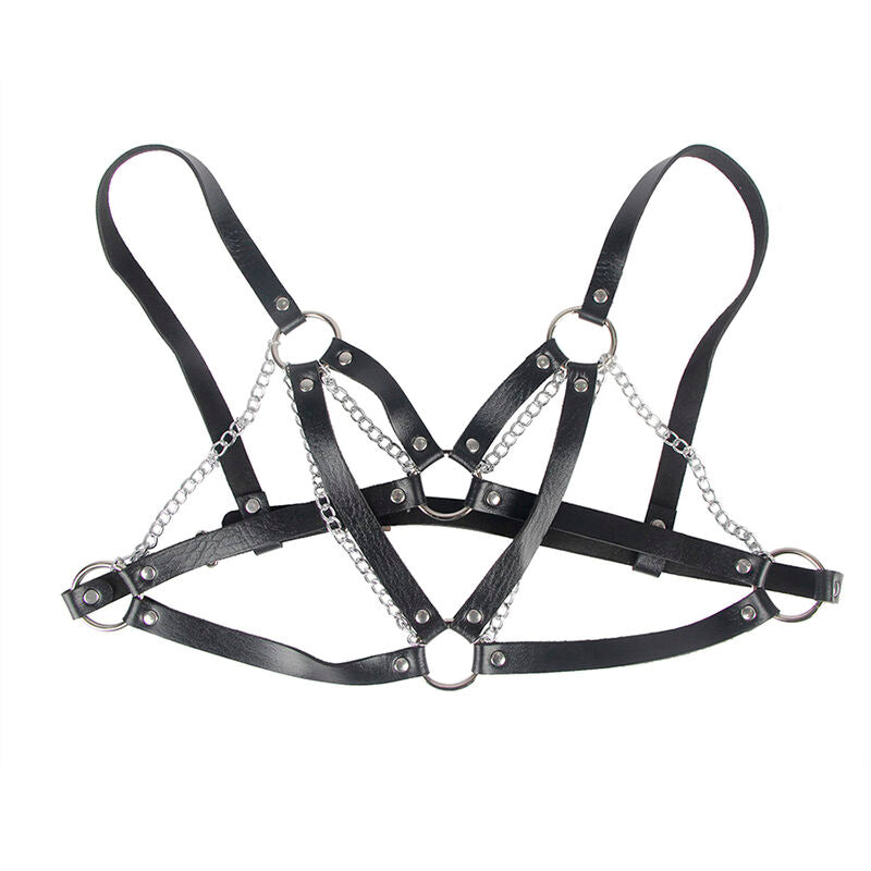 SUBBLIME - 953713 CINTURA PUNK BONDAGE FIBBIA METALLO NERA TAGLIA UNICA – Set di schiavitù – foto 4