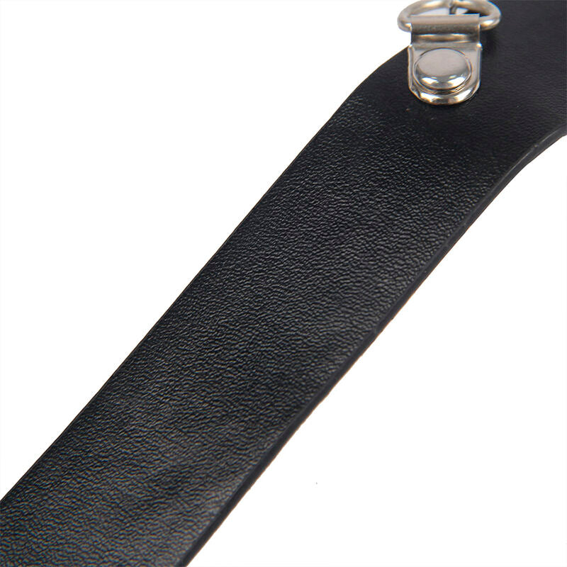 SUBBLIME - 953720 BONDAGE LEATHER STRAP BREATH CLAMPS NERO TAGLIA UNICA – Morsetti per capezzoli per sadomasochismo – foto 5