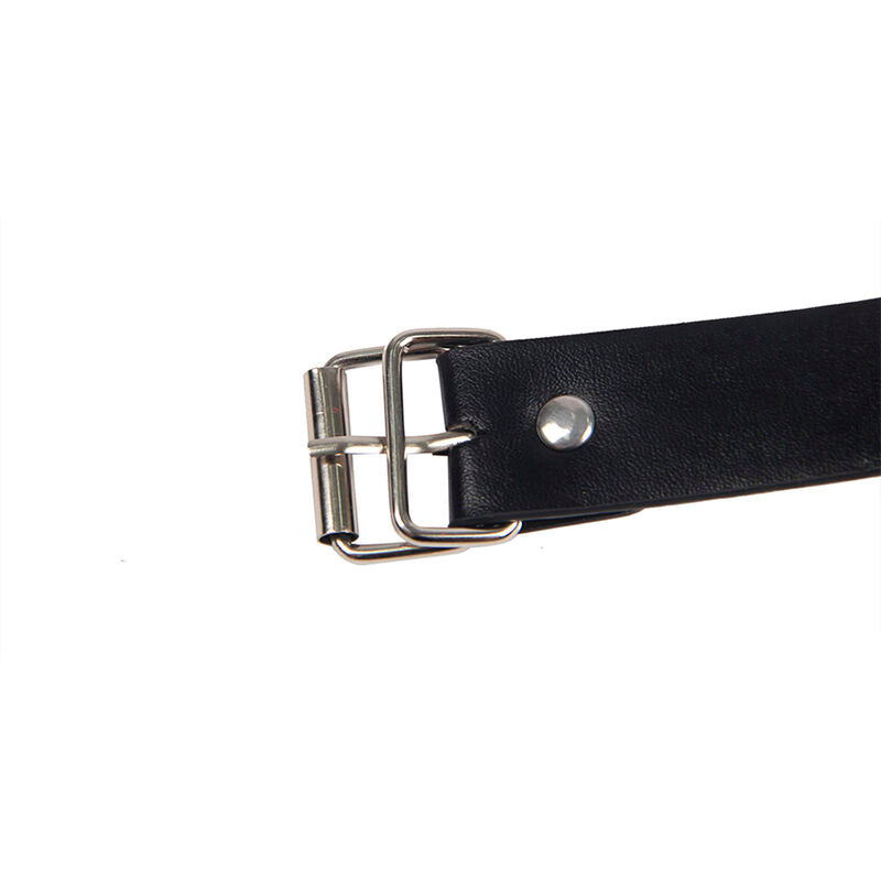 SUBBLIME - 953720 BONDAGE LEATHER STRAP BREATH CLAMPS NERO TAGLIA UNICA – Morsetti per capezzoli per sadomasochismo – foto 6