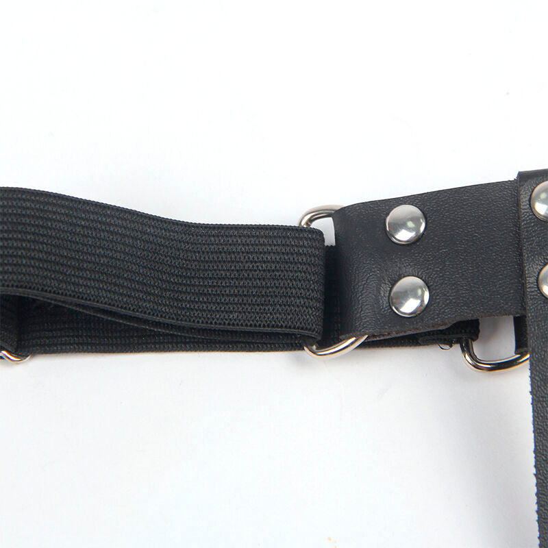 SUBBLIME - 953744 GIARRETRELLA PUNK IN PELLE REGOLABILE NERA TAGLIA UNICA – Moda BDSM – foto 8