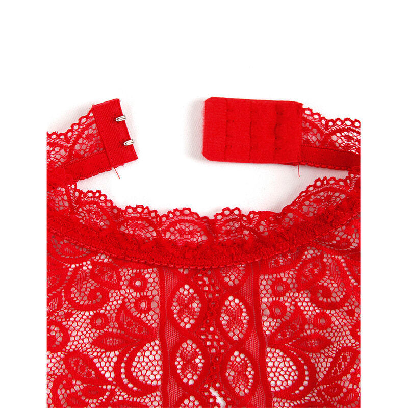 SUBBLIME - 953874 BODY COPPA APERTA ROSSO S/M – Body – foto 7