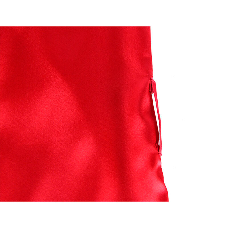 SUBBLIME - 954017 CANOTTIERA CON SCHIENA TRASPARENTE IN PIZZO + PERIZOMA ROSSO/NERO S/M – Insieme sexy della biancheria – foto 8