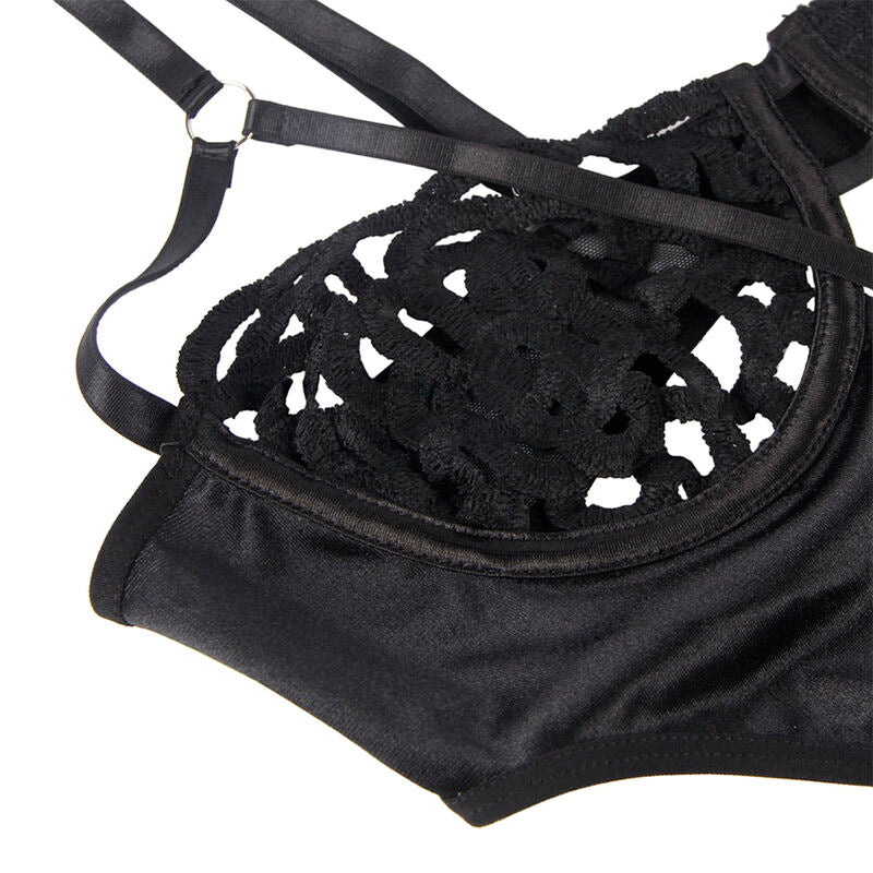 SUBBLIME - 954055 BODY SEXY IN PIZZO NERO S/M – Body – foto 7