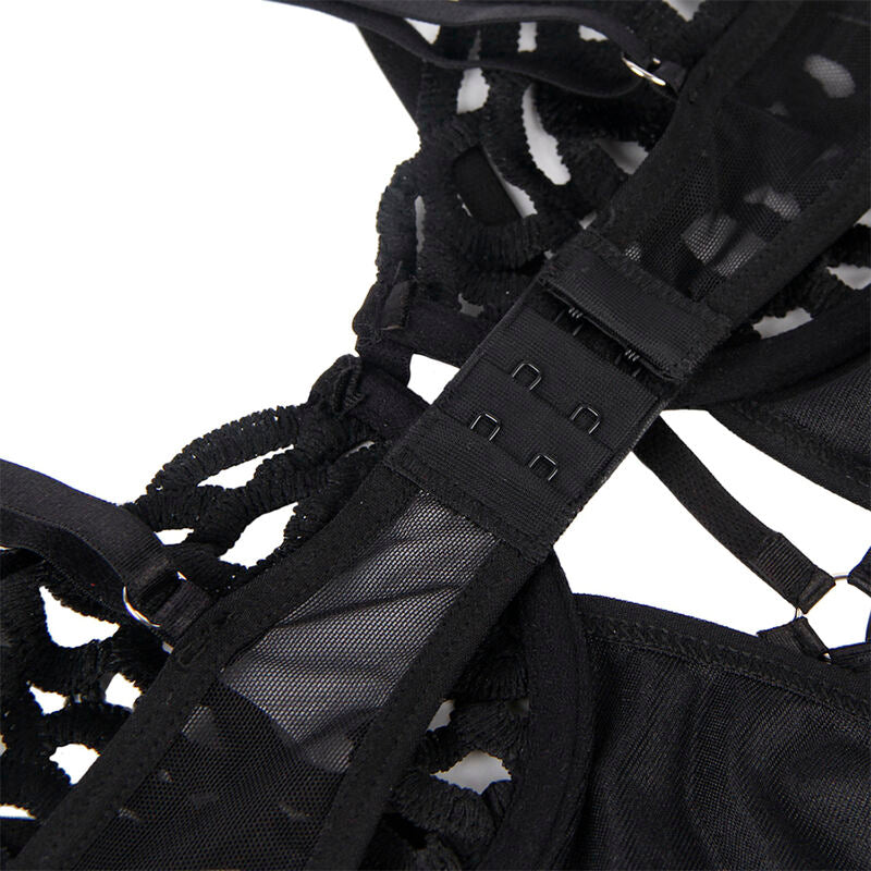 SUBBLIME - 954055 BODY SEXY IN PIZZO NERO S/M – Body – foto 10