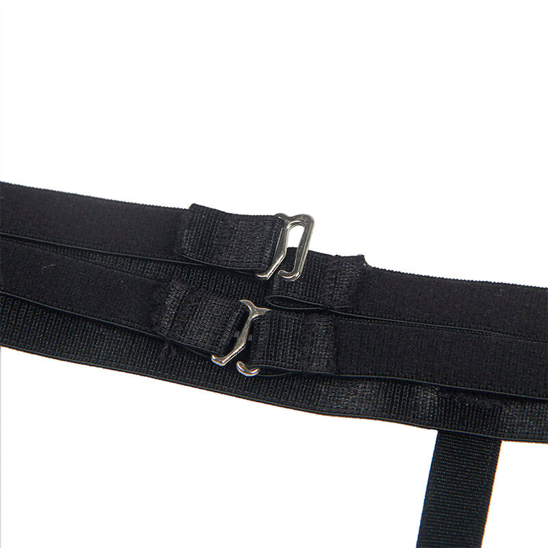 SUBBLIME - 954147 BODY CON CINTURA REGGICALZE NERO S/M – Body – foto 10