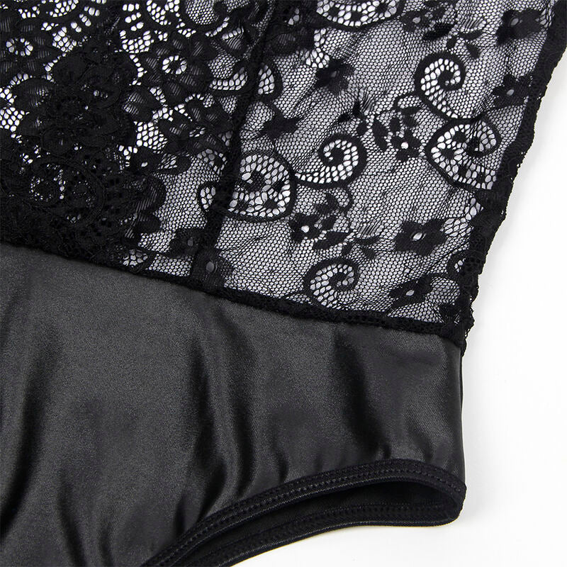 SUBBLIME - 954383 BODY SEXY CON CINTURA REGGICALZE NERO S/M – Body – foto 8